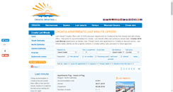 Desktop Screenshot of lastminute.croatia-hrvatska.eu